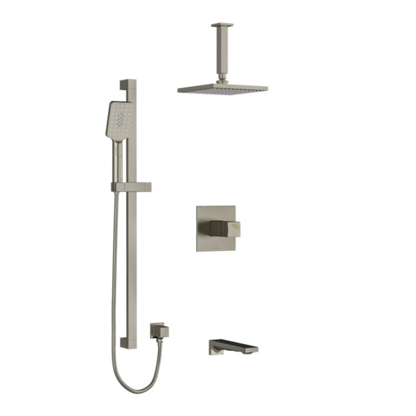 Riobel Reflet Shower Kit 1345 Trim — Brushed Nickel