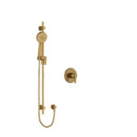 Riobel Pressure Balance Handshower System — Brushed Gold