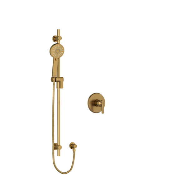 Riobel Pressure Balance Handshower System — Brushed Gold