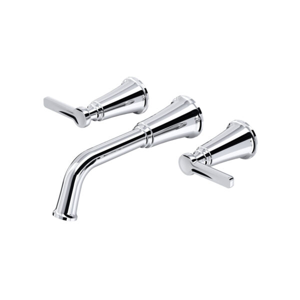 Riobel Momenti Wall Mount Tub Filler Trim — Chrome
