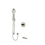 Riobel Riu Shower Kit 1244 Trim — Knurled Handle — Polished Nickel