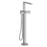 Riobel Reflet Thermostatic Single Hole Floor Mount Tub Filler Trim — Chrome