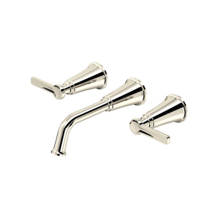 Riobel Momenti Wall Mount Lavatory Faucet Trim — Polished Nickel