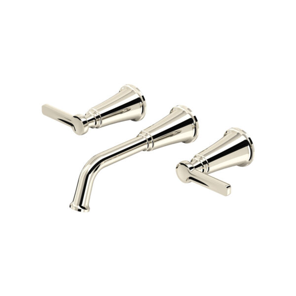 Riobel Momenti Wall Mount Lavatory Faucet Trim — Polished Nickel