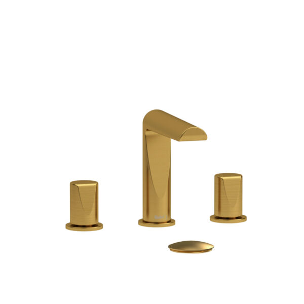 Riobel Parabola bathroom faucet in Brushed Gold