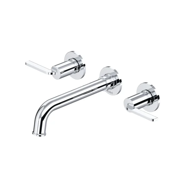 Riobel Authentica Wall Mount Lavatory Faucet Trim TAU03C Riobel Authentica Wall Mount Lavatory Faucet Trim — Chrome