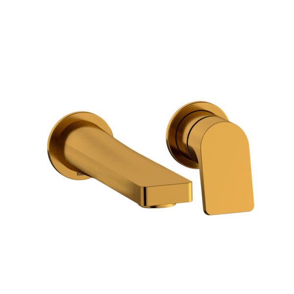 Riobel Ode Wall Mount 360° Lavatory Faucet Trim — Brushed Gold