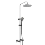 Riobel CSTM57 Complete Thermostatic Shower System — Chrome