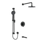 Riobel Nibi Shower Kit 1345 Trim — Black