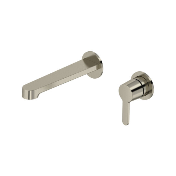 Riobel Nibi Wall Mount 360° Lavatory Faucet Trim — Brushed Nickel