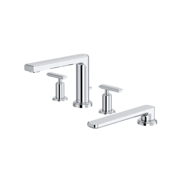 Riobel Manifesto 4-Hole Deck Mount Tub Filler — Chrome