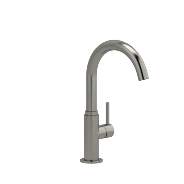 Riobel Azure Bar/Food Prep Kitchen Faucet With C-Spout — Stainless steel