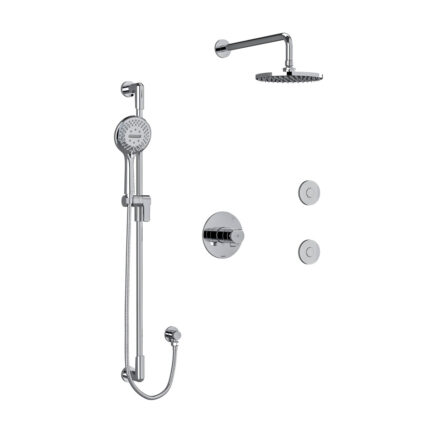 Riobel Parabola Shower Kit 3545 — Chrome