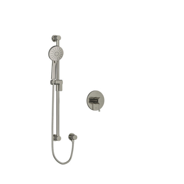 Riobel Edge Pressure Balance Handshower System — Brushed Nickel