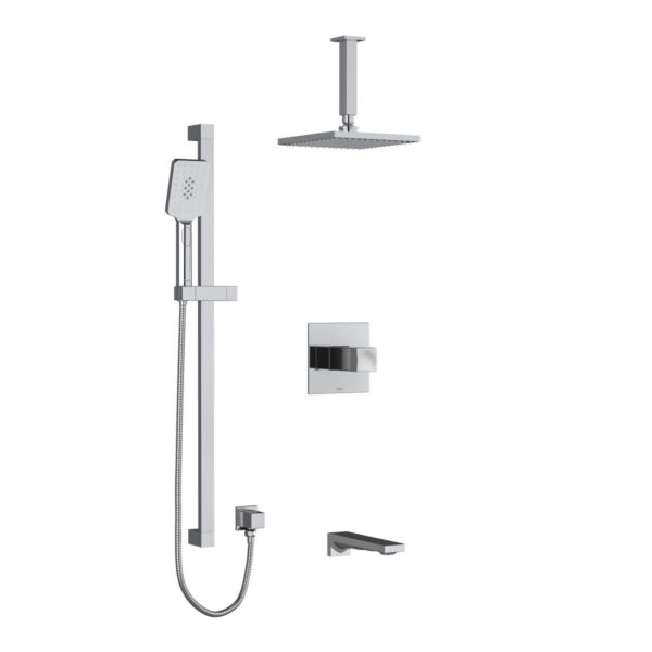 Riobel Reflet Shower Kit 1345 Trim — Chrome