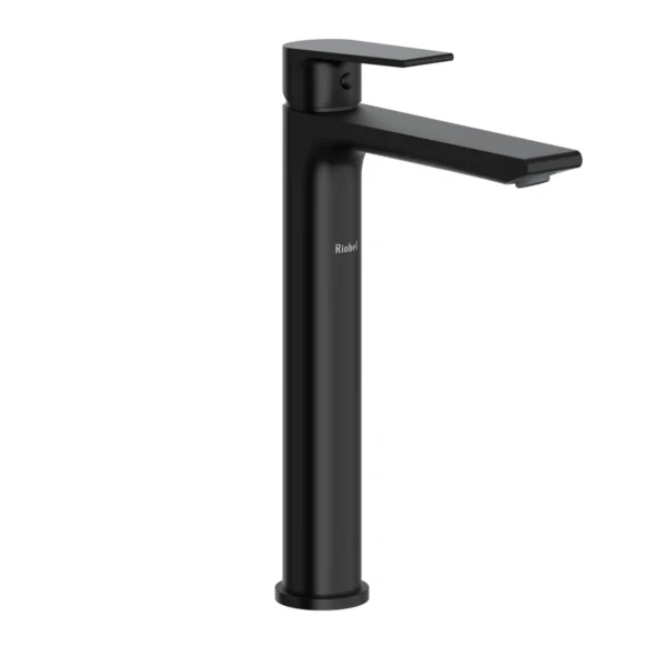 Riobel Fresk Single Handle Tall Lavatory Faucet — Black