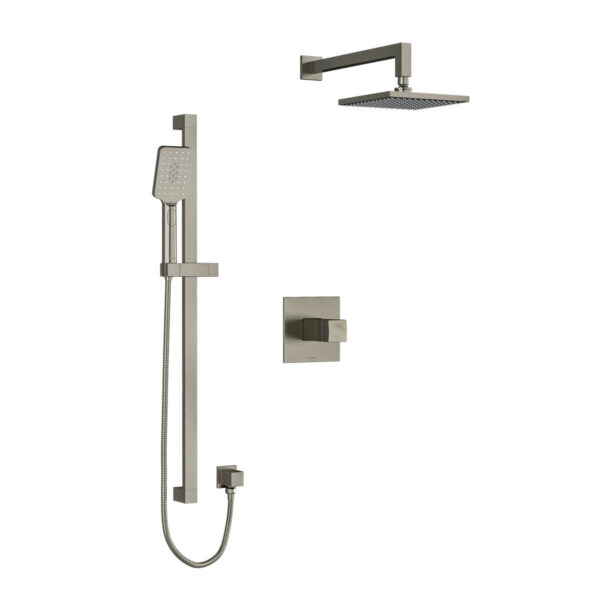 Riobel Reflet Shower Kit 323 Trim — Brushed Nickel