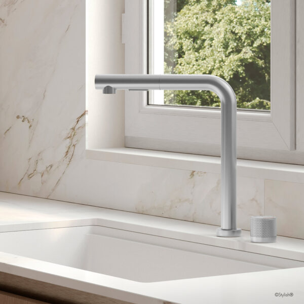 Stylish Fano K-152S Stainless Steel kitchen faucet, view 11