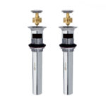 Stylish Pop-Up Drains Set With Overflow Bathroom Sink Drain, product view 1