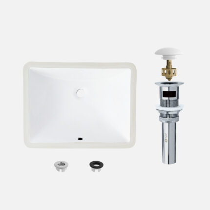 Stylish 18'' Trendy Bathroom Sink, product view 1