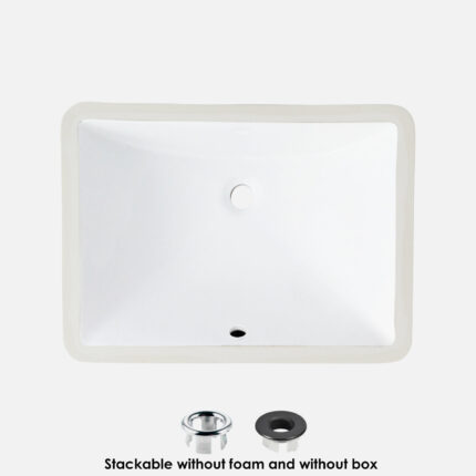 Stylish 18'' Trendy Bathroom Sink, product view 1
