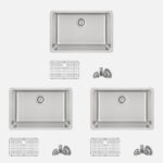 Stylish 27'' Olite Kitchen Sink, product view 1