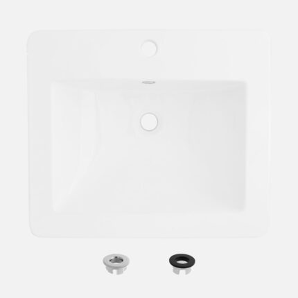 Stylish 21 1/4'' Elegant Bathroom Sink, product view 1