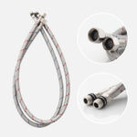 Stylish Stainless Steel Faucet Hoses, Replacement Part, product view 1