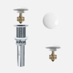 Stylish Pop-Up Drain Without Overflow Bathroom Sink Drain, product view 1