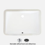 Stylish 21'' Sharp Bathroom Sink, product view 1