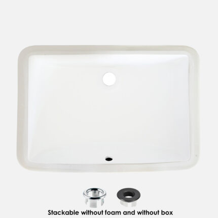 Stylish 21'' Sharp Bathroom Sink, product view 1