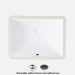 Stylish 20'' Chic Bathroom Sink, product view 1