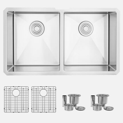 Stylish 32'' Zircon S-301G Kitchen Sink (Open Box), product view 1