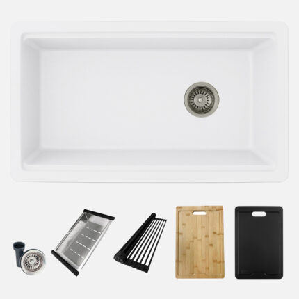 Stylish 32'' Canmore Kitchen Sink, product view 1