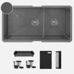 Stylish 36'' Onyxo36 Kitchen Sink, product view 1