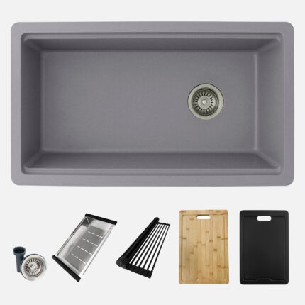 Stylish 32'' Canmore Kitchen Sink, product view 1