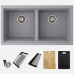Stylish 33'' Banff Kitchen Sink, product view 1