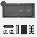 Stylish 42'' Onyxo42 Kitchen Sink, product view 1