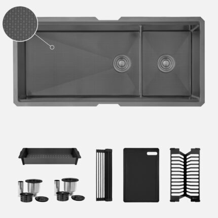 Stylish 42'' Onyxo42 Kitchen Sink, product view 1