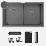 Stylish 32'' Onyxo32 Kitchen Sink, product view 1