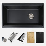 Stylish 32'' Canmore Kitchen Sink, product view 1