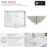 Stylish 18'' Trendy Bathroom Sink, product view 3