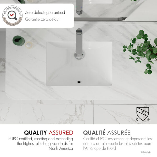 Stylish 18'' Trendy Bathroom Sink, product view 5