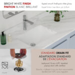Stylish 18'' Trendy Bathroom Sink, product view 6