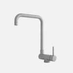 Stylish Alba Stainless Steel fold-down kitchen faucet, view 1