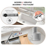Stylish Fano K-152S Stainless Steel kitchen faucet, view 6