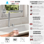 Stylish Fano K-152S Stainless Steel kitchen faucet, view 8