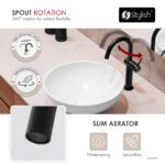 Stylish Cielo Bathroom Faucet, product view 6