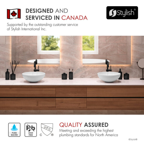 Stylish Cielo Bathroom Faucet, product view 8