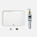 Stylish 21'' Sharp Bathroom Sink, product view 1